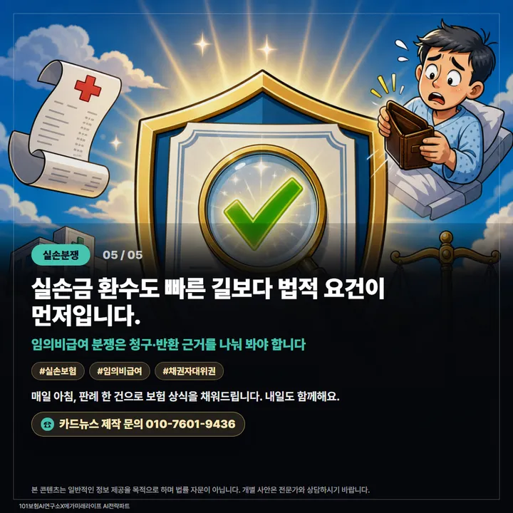 보험사가 병원에 바로 청구할 수 있을까 카드 5